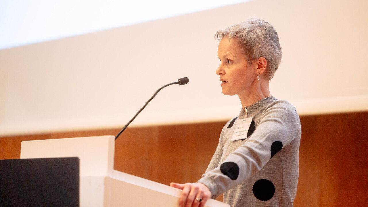 Gastgeberin Prof. Dr. Cornelia Ruhe (Prorektorin für Studium und Lehre)