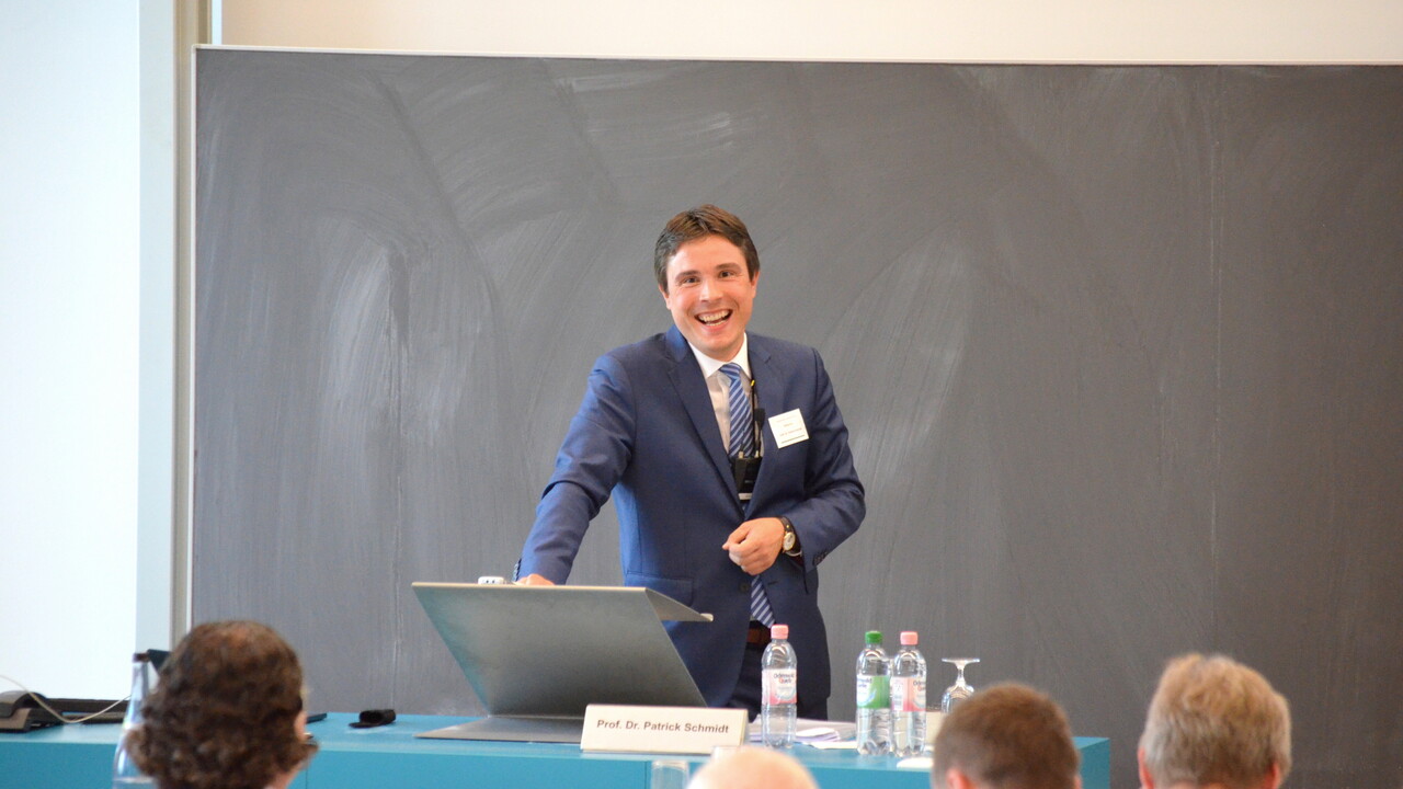 Präsentation eines Redners