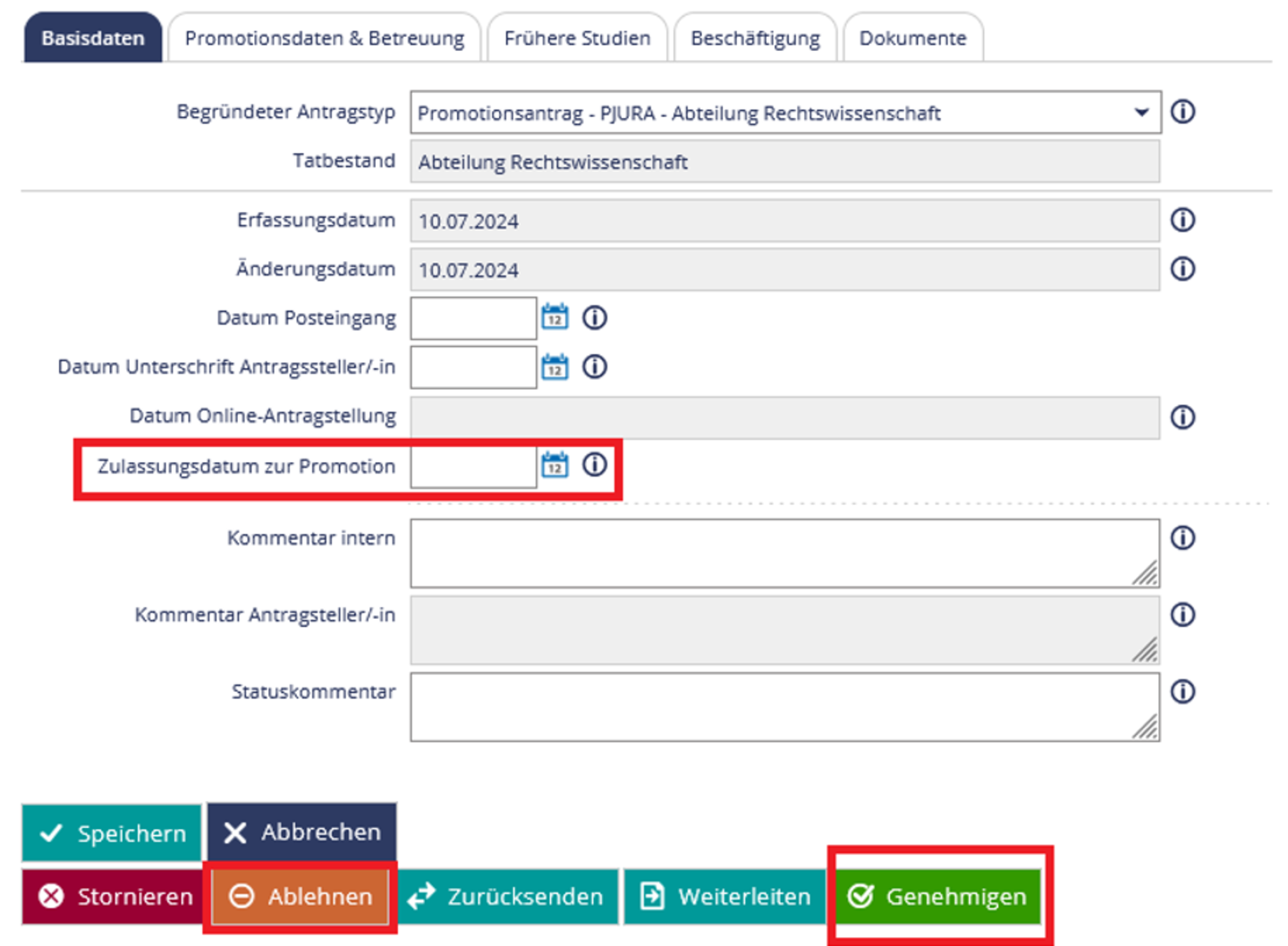 Screenshot zur Veranschaulichung