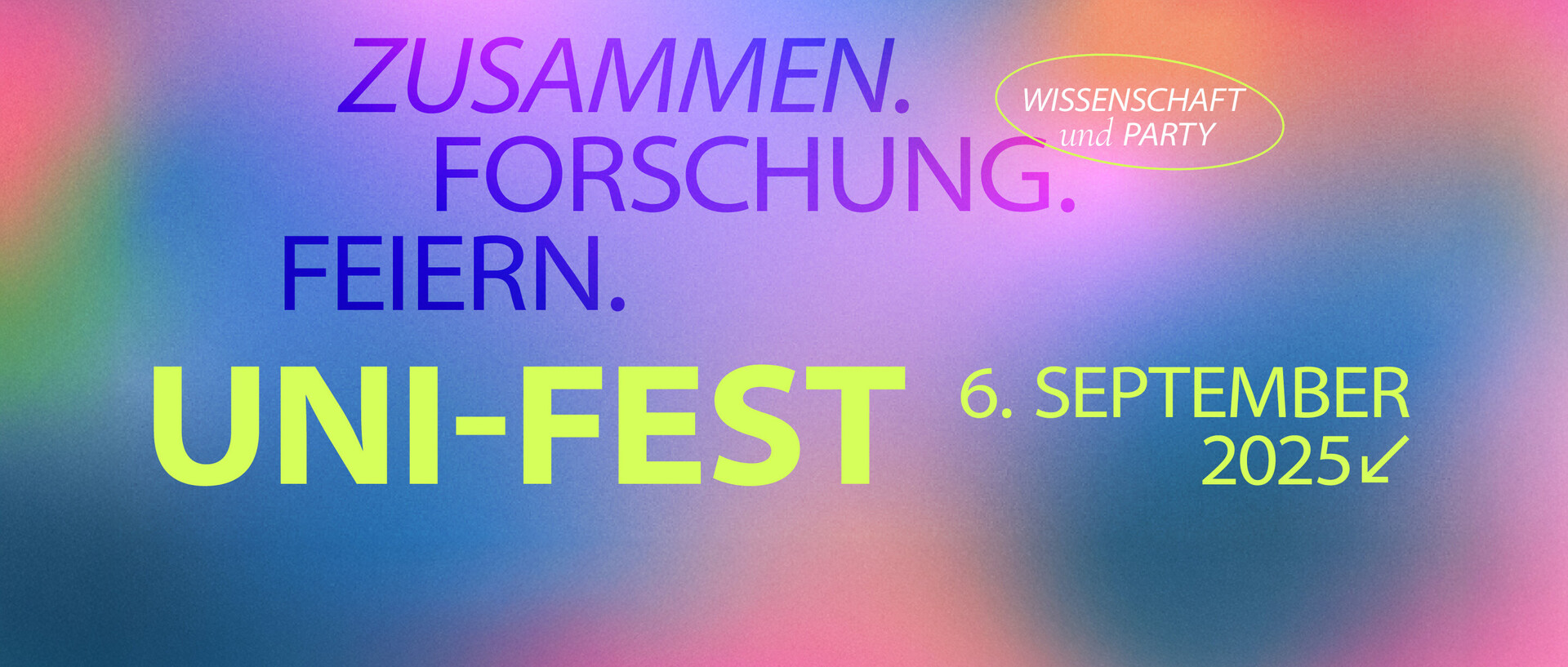 Das Uni-Fest der Universität Mannhheim findet am 6. September statt. Das Motto ist "Zusammen. Forschung. Feiern" und es gibt Wissenschaft sowie Party.