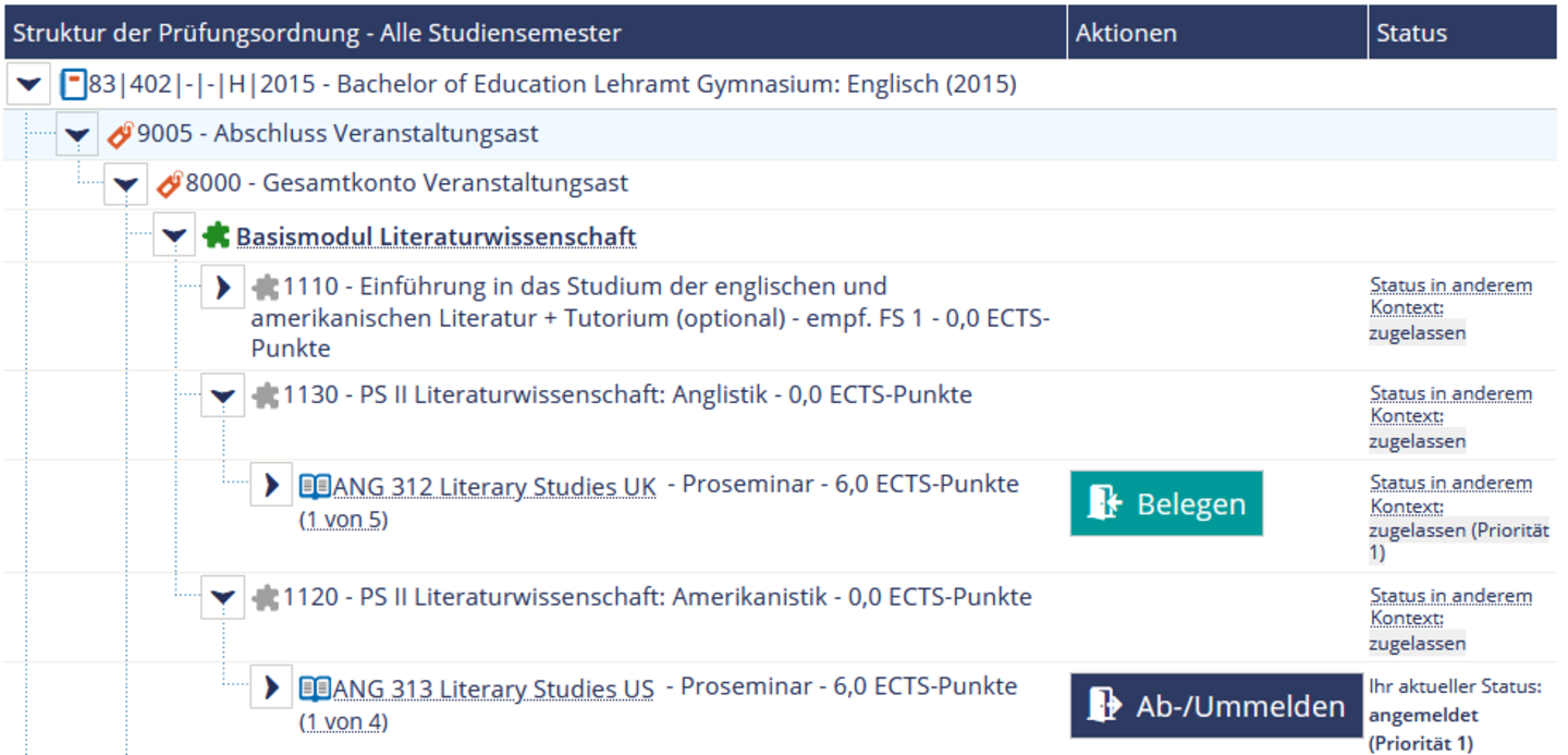 Screenshot zur Veranschaulichung