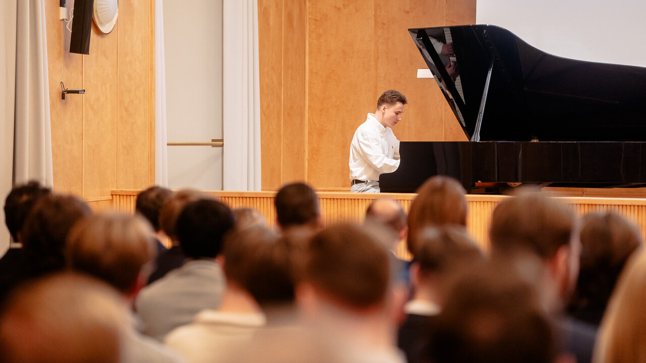Pianist Rafael Filzek (Deutschlandstipendiat)