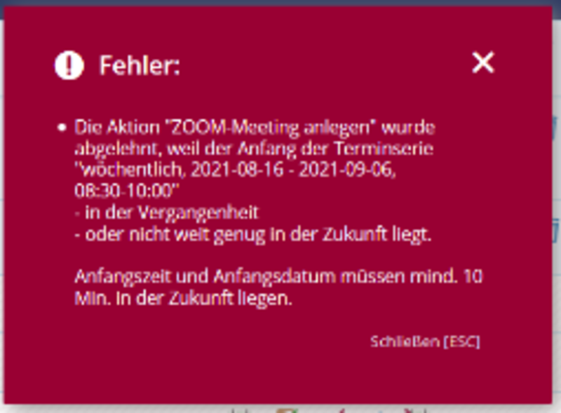 Screenshot zur Veranschaulichung