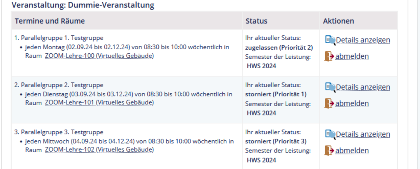 Screenshot zur Veranschaulichung