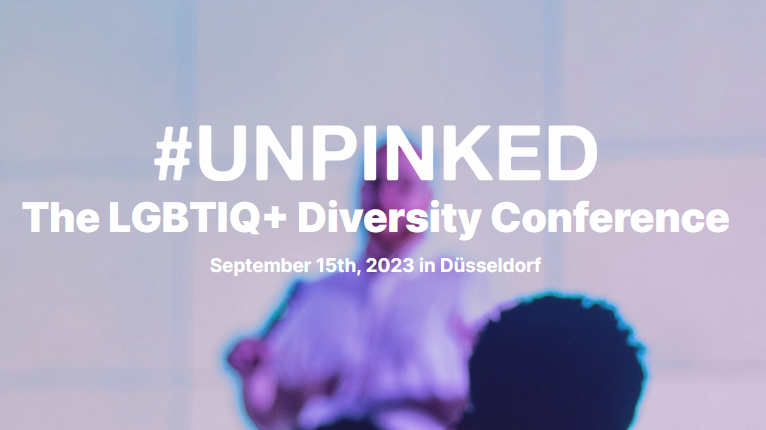 #UNPINKED- The LBTQ+ Diversity Conference. 15th September 2023 in Düsseldorf.