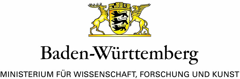 Das Logo von Baden-Würrtemberg, dem Ministerium für Wissenschaft, Forschung und Kunst.