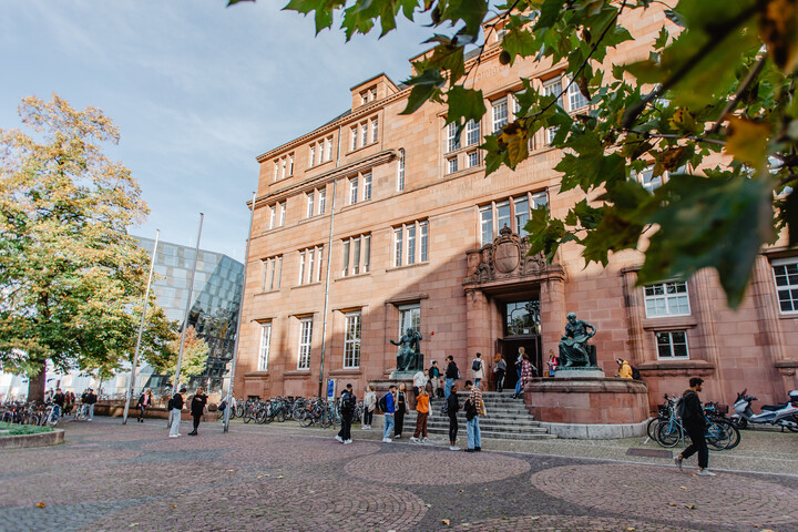 Altes Gebäude in der Innenstadt Freiburg