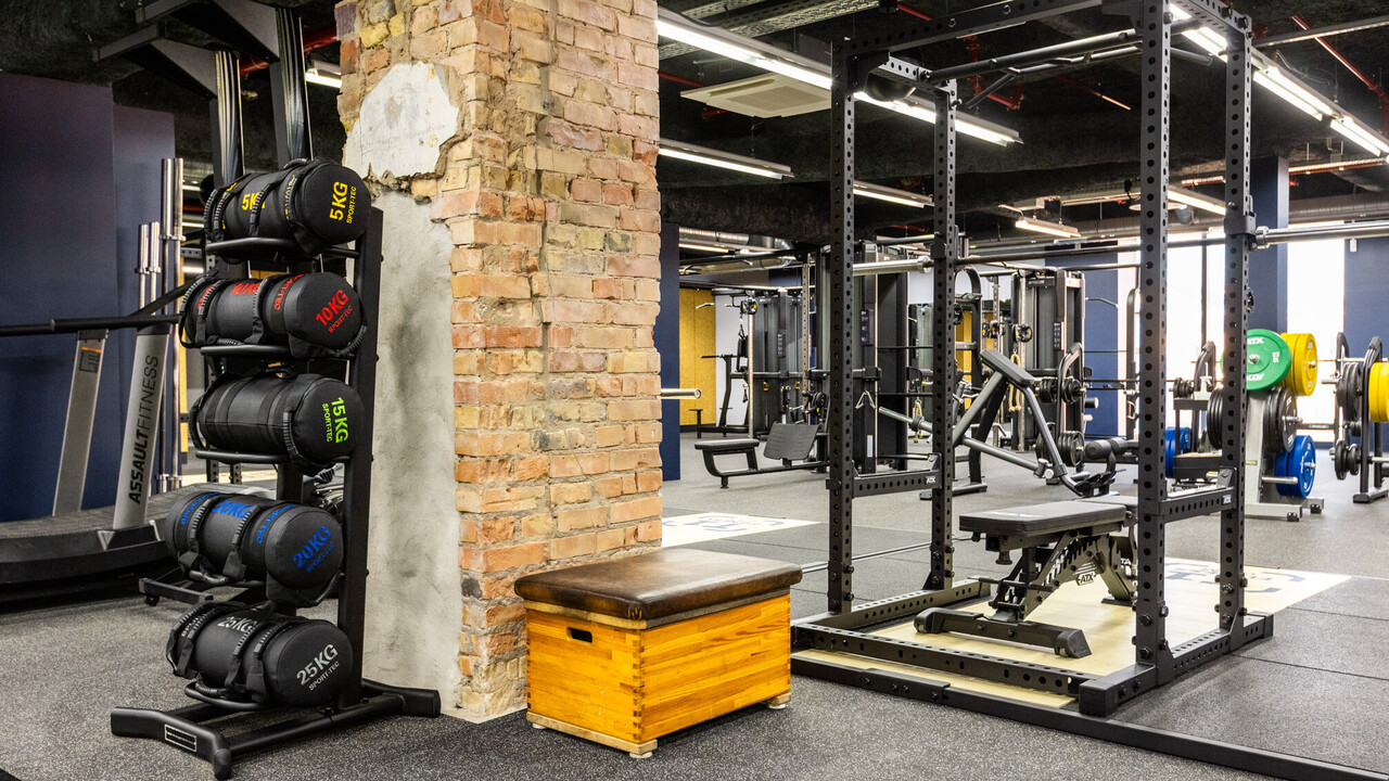 Trainingsfläche im T1 Fitnessstudio