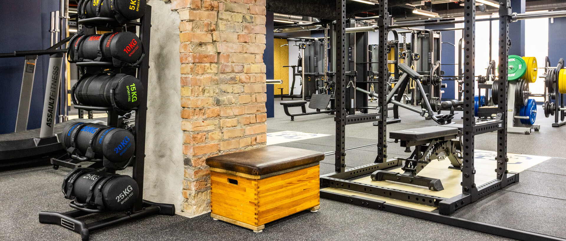 Trainingsfläche im T1 Fitnessstudio