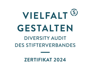 Vielfalt gestalten. Diversity Audit des Stifterverbandes. Zertifikat 2024.