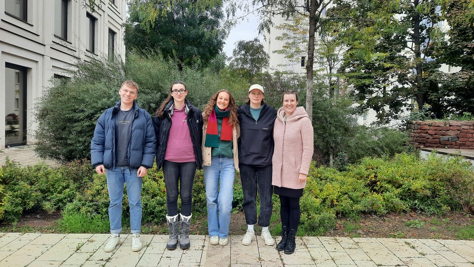 Picture showing 5 members of the SMiP cohort 2024