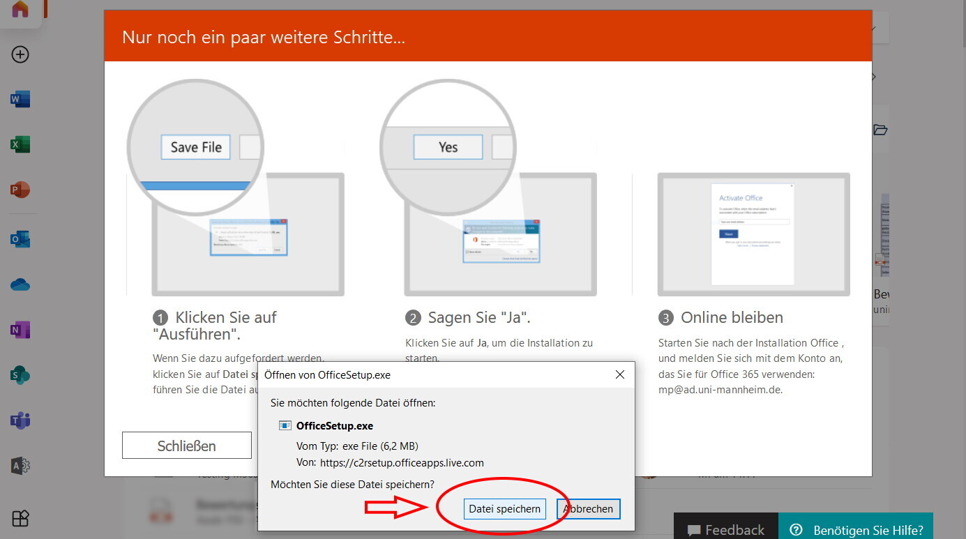 Screenshot zur Veranschaulichung des Geschriebenen
