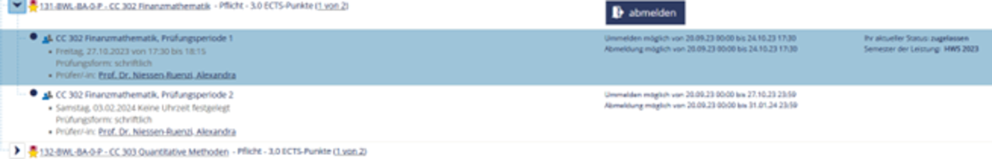 Screenshot zur Veranschaulichung