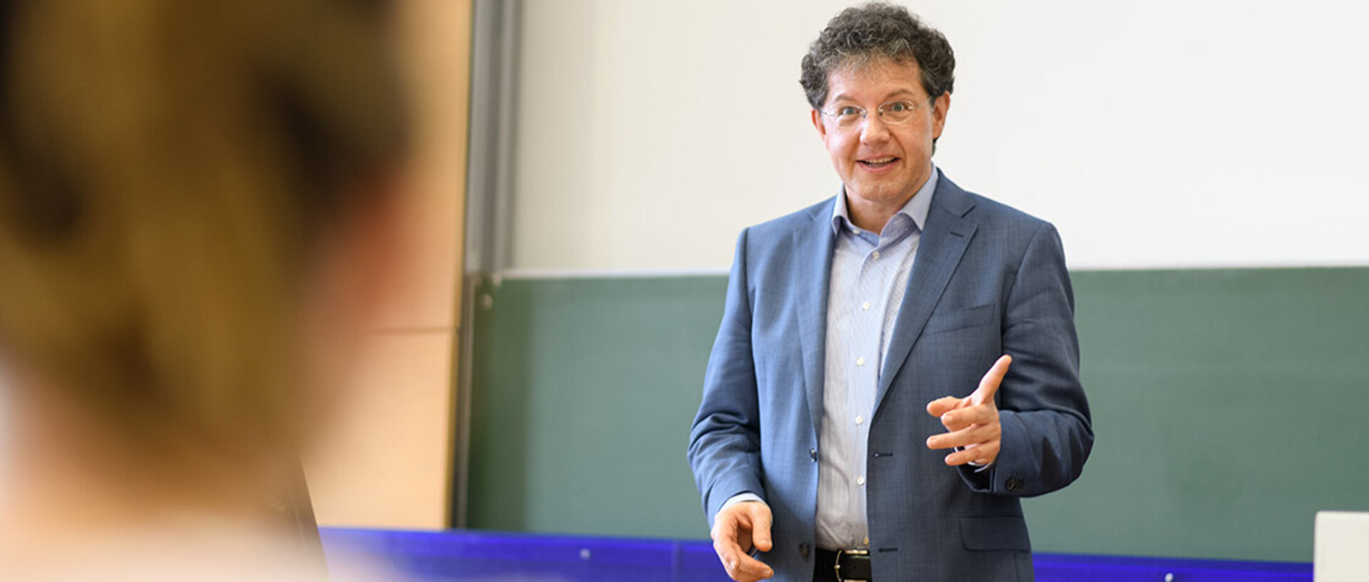 Professor in Vorlesung