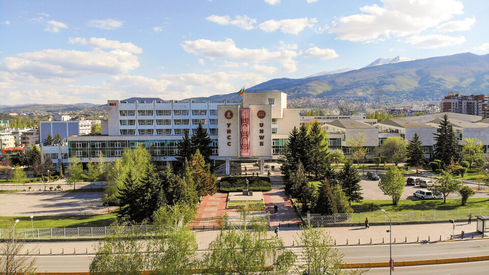 University of National and World Economy in Sofia, Bulgarien.