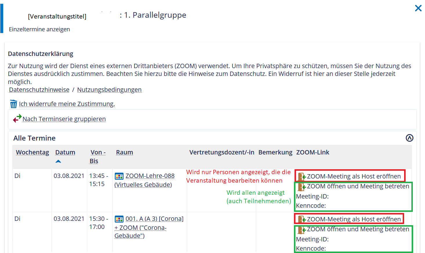 Screenshot zur Veranschaulichung des Geschriebenen