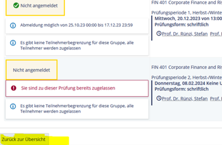 Screenshot zur Veranschaulichung