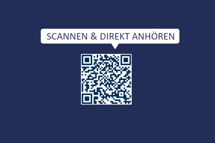 QR-Code zum Scannen und Anhören