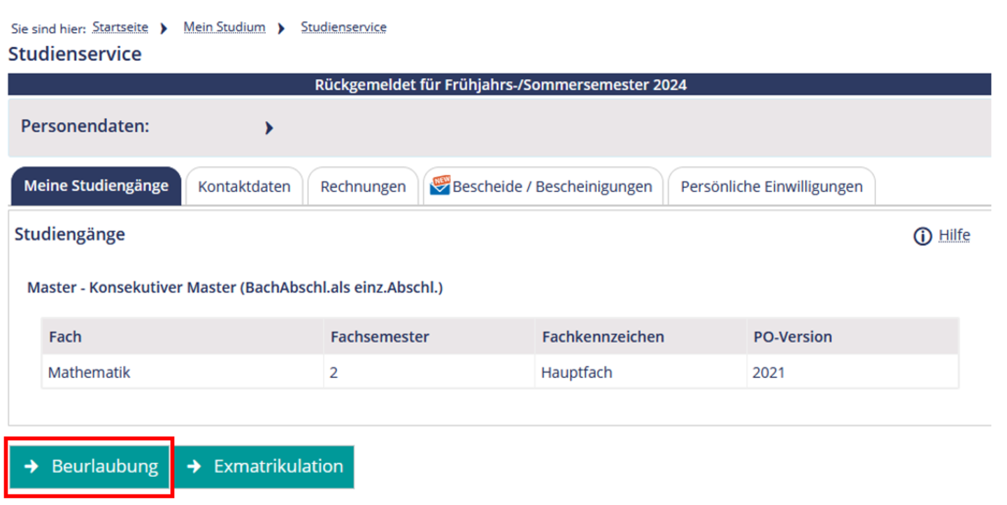 Screenshot zur Veranschaulichung