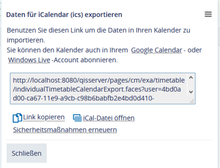 Screenshot zur Veranschaulichung