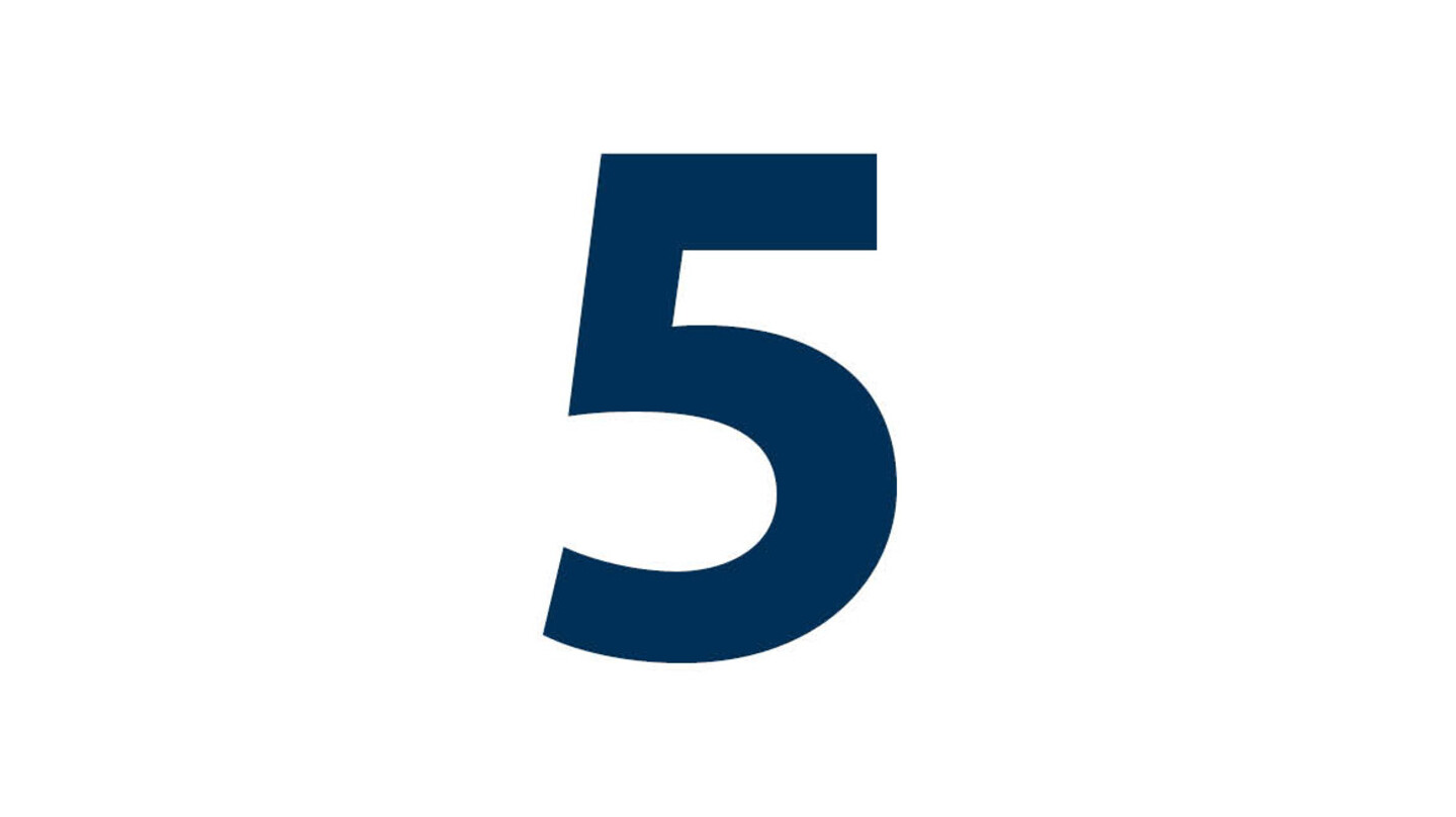 Zahl 5