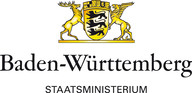 Logo des Staatsministeriums von Baden-Württemberg.
