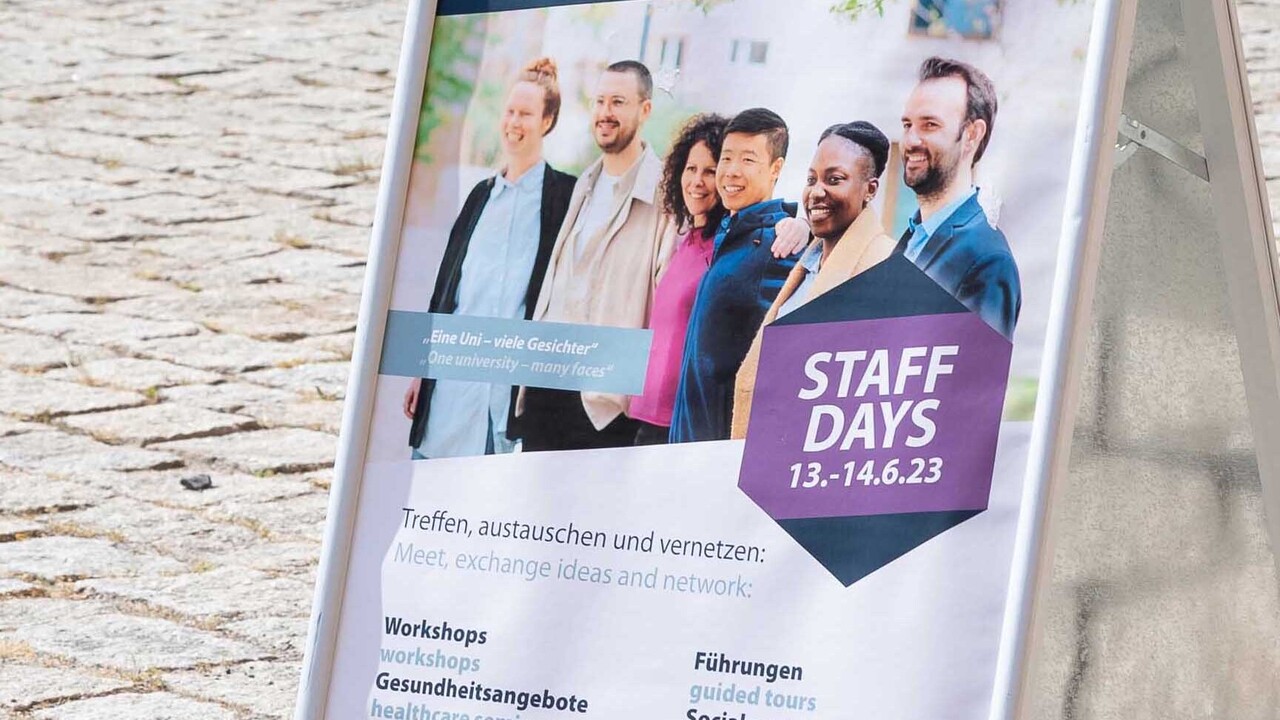 Aufsteller Staff Days 2023