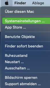 MacOS Systemeinstellungen