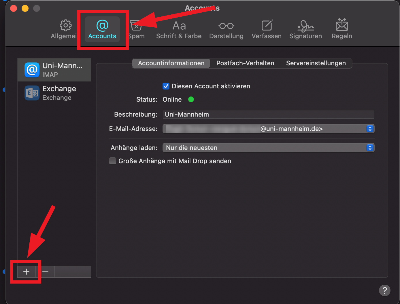 Screenshot zur Veranschaulichung des Geschriebenen